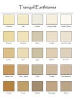 Tranquil Earthtones Colours