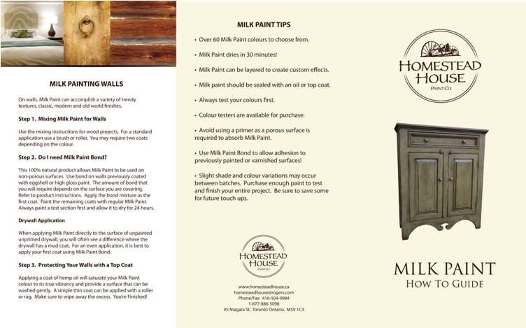 Homestead House Milk Paint Guide